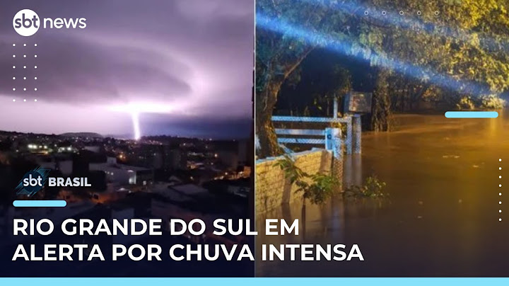 Chuva coloca cidades do RS em alerta, alaga ruas e deixa famílias desabrigadas | #SBTBrasil