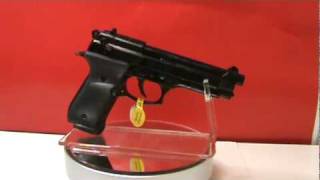 Jackal-B - Jackal Black Full Auto Machine Gun Blank Pistol