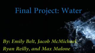 AME:111 Final Project: Water Simulation
