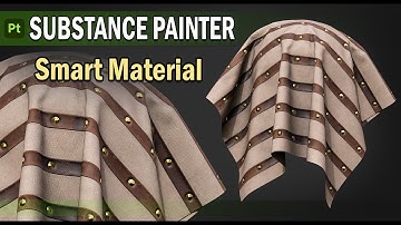 Creating a Fabric & Leather Armor Smart Material in Substance 3D Painter | leather - Anchor point
