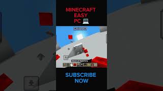 MINECRAFT Easy pc✨❤️ #minecraft #gaming #shorts #viral