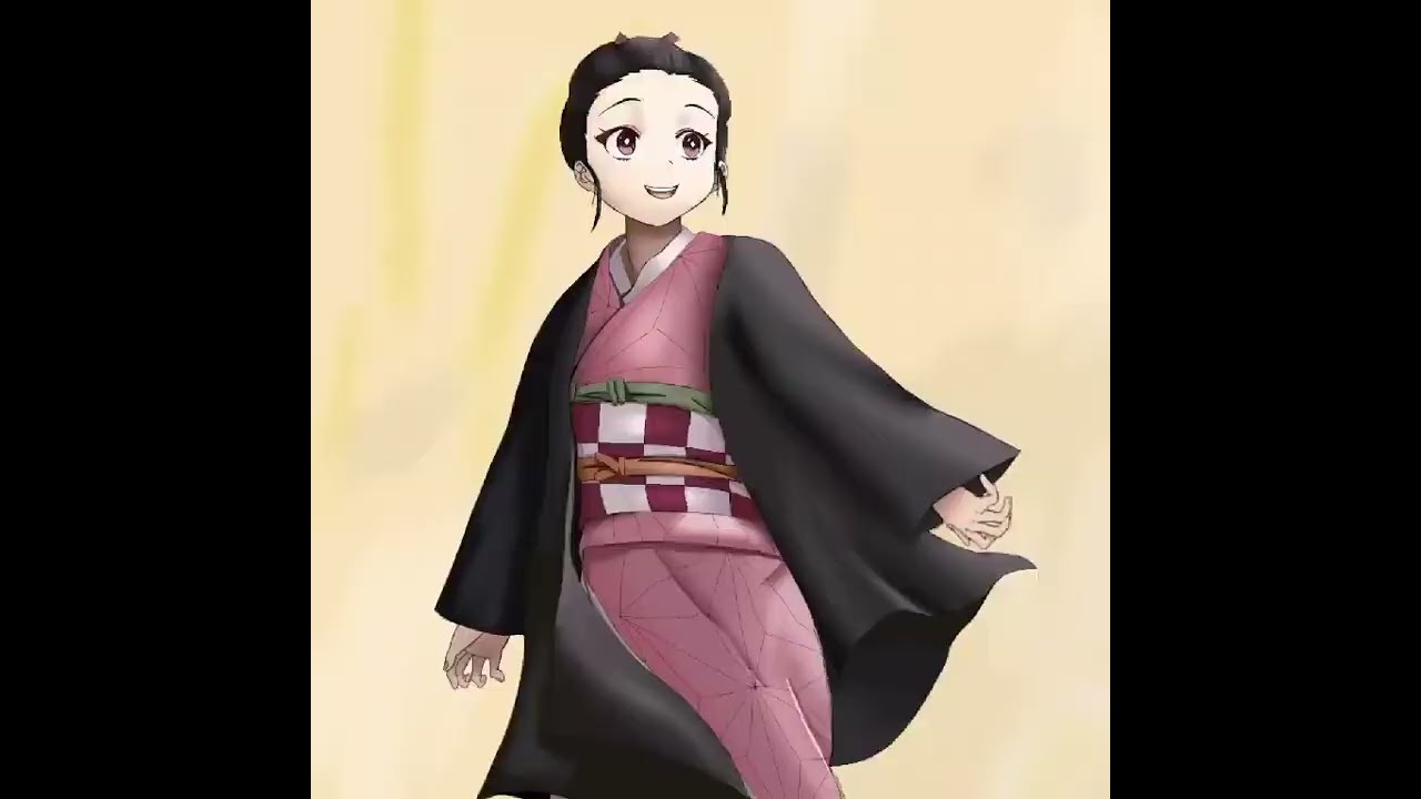 Nezuko Demon Slayer Recreate - A Time-Lapse Digital Drawing