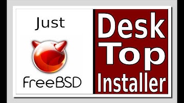 Just FreeBSD - DESKTOP INSTALLER