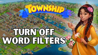 How to Turn Off Word Filter on Township? 2024 (Quick & Easy) | Township screenshot 3