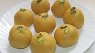 Besan Ladoo,Besan ladoo recipe in hindi,How to make besan Ladoo,Besan ke danedar ladoo,Shobha Nandan