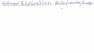 129. Amines: Reactions of Ammonium Salts & Biologically Active Amines