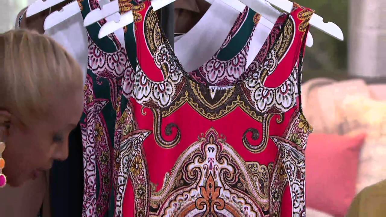 qvc renee maxi dress