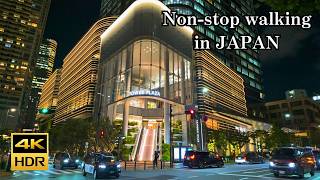 TOKYO JAPAN Azabudai Hills to Roppongi Hills Tokyo Tower Night Walk ・4K 60fps HDR