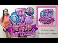 Frozen Theme Birthday Balloon Bouquet