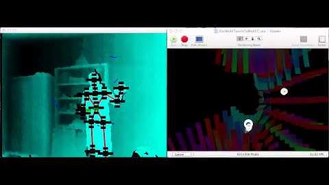 Kinect + Synapse + QuartzComposer + qcOSC + Ableton - Progetto per Installazione Audio/Video