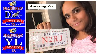 ARRL HUDSON DIRECTOR AMAZING RIA JAIRAM N2RJ fr NEW JERSEY U. S. A. | FIRST BATCH OF MABUHAY XSTITCH
