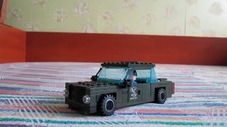 Lego самоделка военная машина