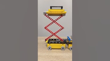 Scissor Lift • Dc Motor | #dcmotor #tech #youtubeshorts #dcmotorproject #lego