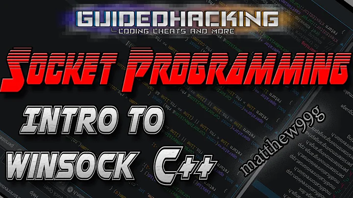 C++ Winsock Networking Tutorial - Introduction