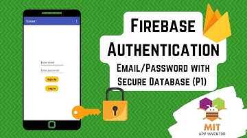 MIT App Inventor Firebase Authentication | Secure Login + Database Setup #signuplogin