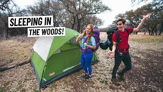 Our First Ever OVERNIGHT BACKPACKING TRIP! + Back To Work on the RV 🔨