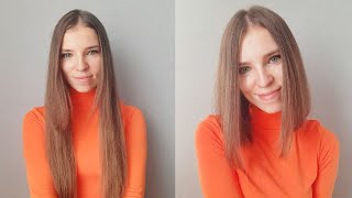 ПРИЧЕСКА КАРЕ БЕЗ СТРИЖКИ/Bob hairstyle without scissors screenshot 2