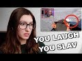 Slavic Girl Reaction to PewDiePie YOU LAUGH YOU SLAV - YLYL #0022