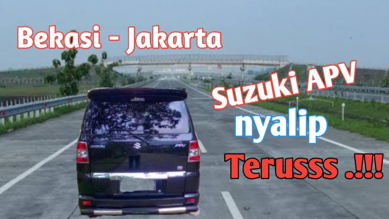 Test Drive Suzuki APV.Suzuki APV  nyalip truss lewat kanan.