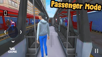 Passenger Mode on Cyber Train | Subway Simulator 3D Android Gameplay