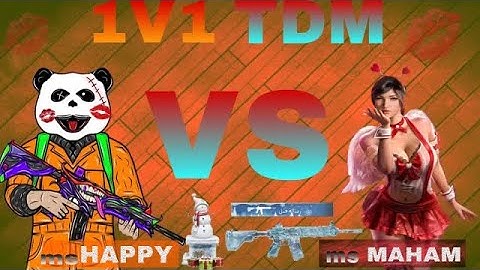 1v1 TDM WITH CONQUEROR GIRL, THE CHALLENGE FOR M416 ONLY IN TDM CAN WE WIN