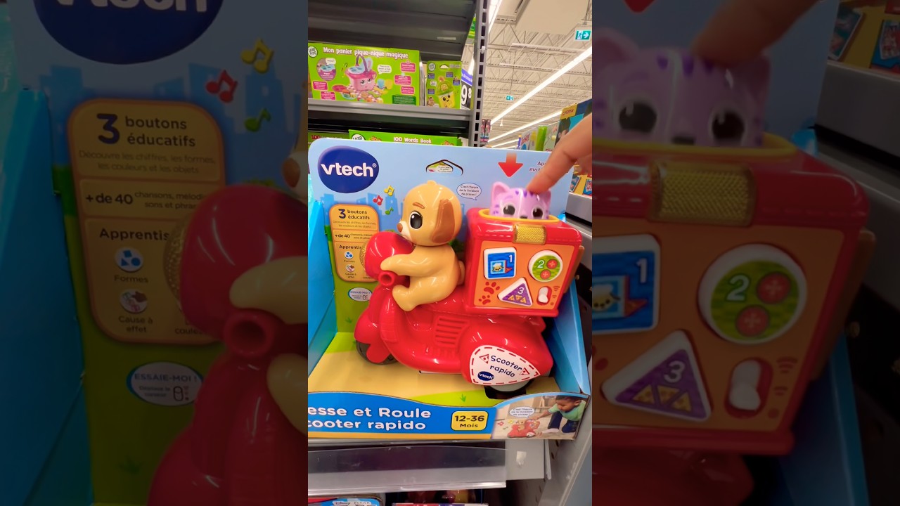 Vtech #Presse et roule scooter rapido #musical #éducatifs #toys #shortsfeed #shorts