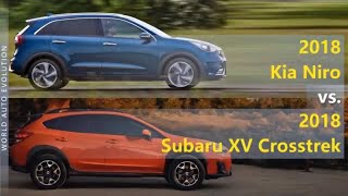 2018 Kia Niro vs 2018 Subaru XV Crosstrek (technical comparison)