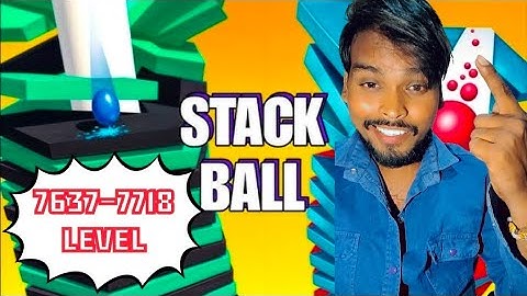 7637-7718 Level 🫢 AMAZING STACKBALL CRUSH 3D  1 - #stackball #shorts