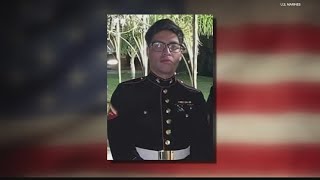 Funeral service for Marine Cpl. Humberto Sanchez
