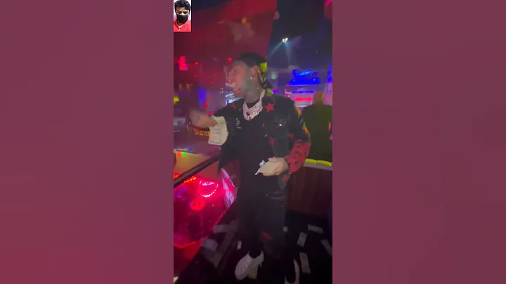 6x9ine throwing cash in club