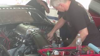Pro Stock Engine Warm Up & Rev Insane Throttle Response