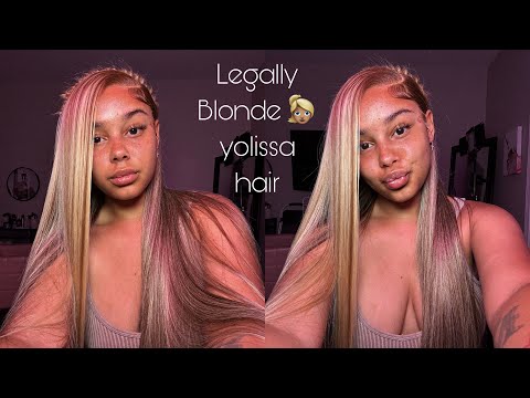 A Legal Blonde 👱🏽‍♀️😍 Flawless 613 Highlight Wig Install With Butterfly Braid Style ft Yolissa Hair