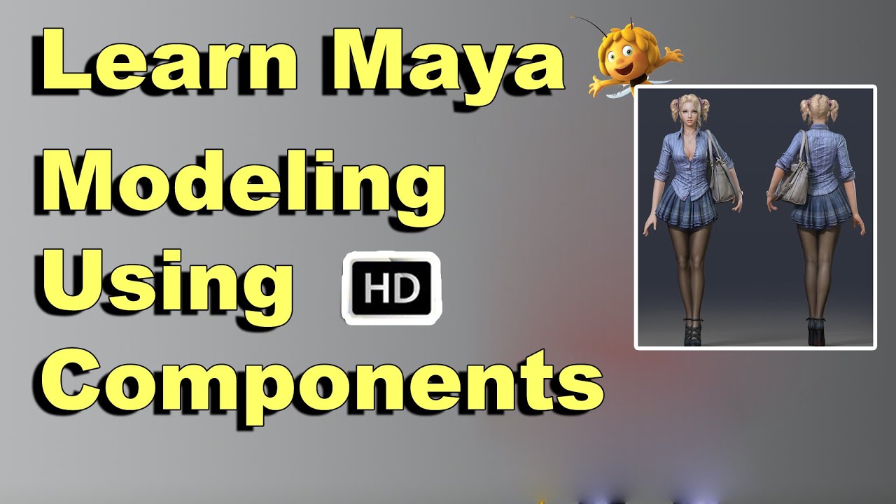 Learn Maya HD | Modeling Using Components | Maya Autodesk 3D Basics Animation HD |