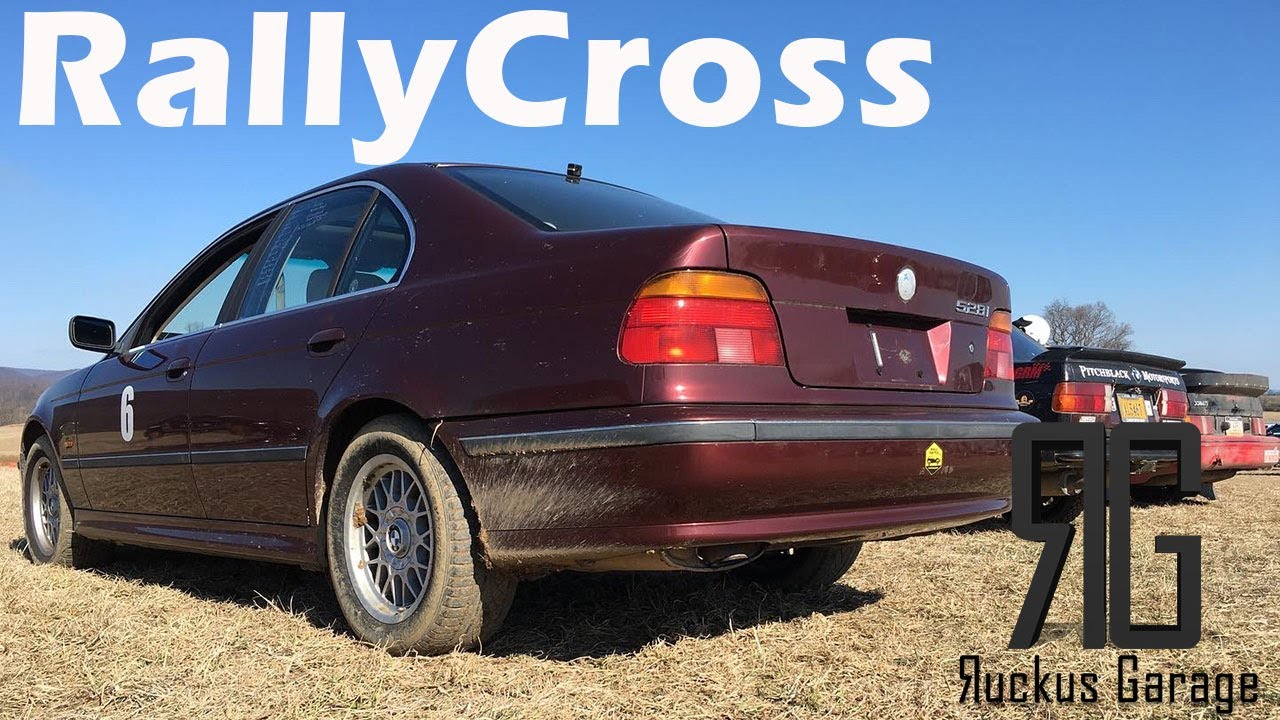 RallyCross in a 5 Series BMW - Buy on Monday to race on Sunday! - YouTube