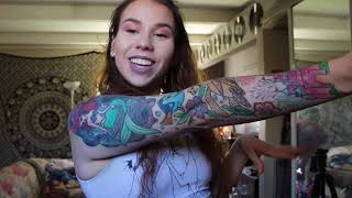 Getting a Full Sleeve of Disney Tattoos (tattoo aftercare)
