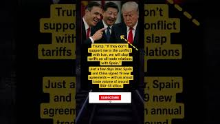 #TrumpChina #SpainAgreement #TradeRelations #IranConflict #Geopolitics #InternationalPolitics