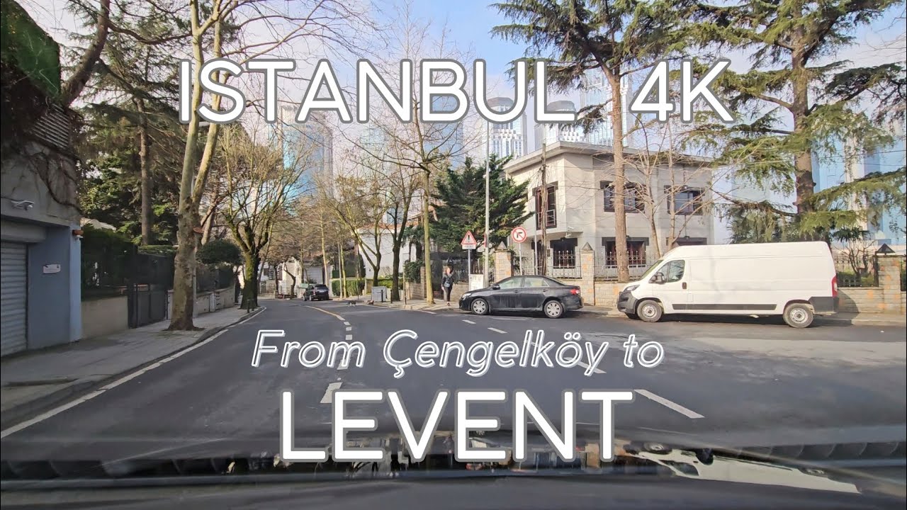 Istanbul 4K Driving from Çengelkoy to Downtown Levent Virtual Drive and Sightseeing Video