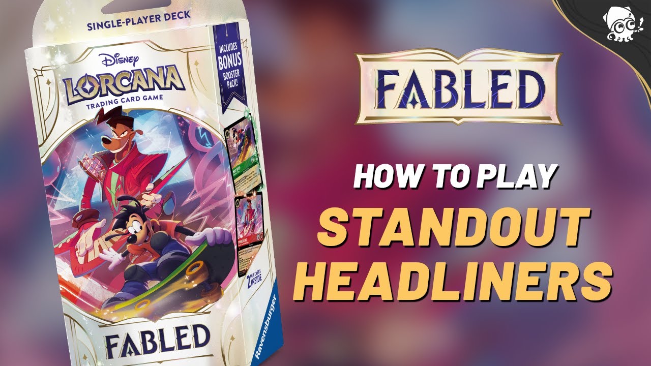 How to Play! 🔴🟢 STANDOUT HEADLINERS Single Player Deck Strategy | Disney Lorcana FABLED