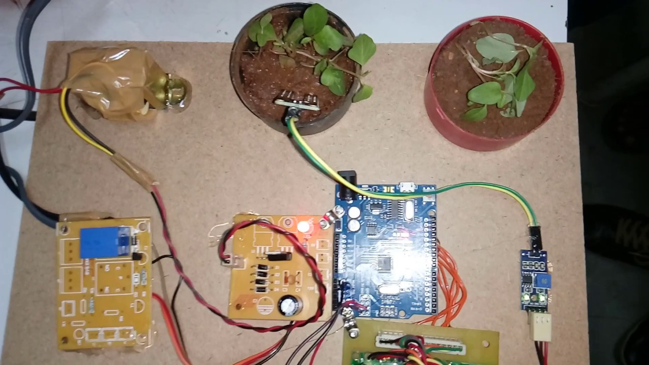 Automatic Intelligent Plant Watering System Using Arduino