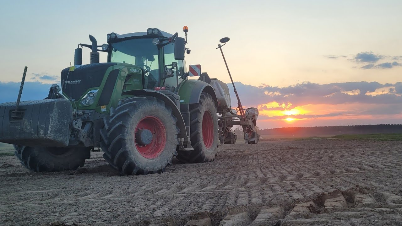 Siew kukurydzy 2023 Fendt 824 Kuhn Maxima 2TS Amazone