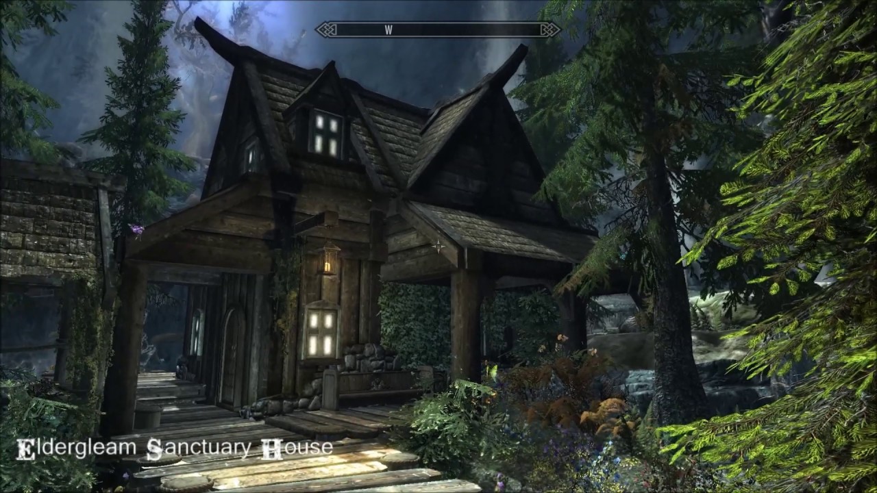 Eldergleam Sanctuary House - Skyrim House Mod