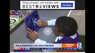 Rough Cut Tv Spot 1-26-26. South La Robotics Live On Ktla 5 Were Promoting Our 3Rd Annual Sola Con