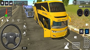 New Thailand Bus Driving 3D Simulator Games || Bangkok To Bus Driver Game 2025 Android Gameplay