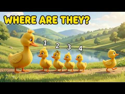 🐤 Five Little Ducks | Nursery Rhyme | Ducks Went on a Spree | Fun Kids Song | Sing Along | Learn🎶 by Kiddy World