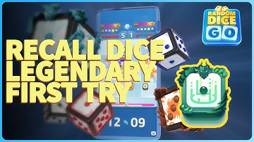 RECALL DICE - LEGENDARY FIRST TRY | Random Dice: Go Let