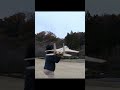 巨大ダンボール紙飛行機F15を飛ばす #shorts