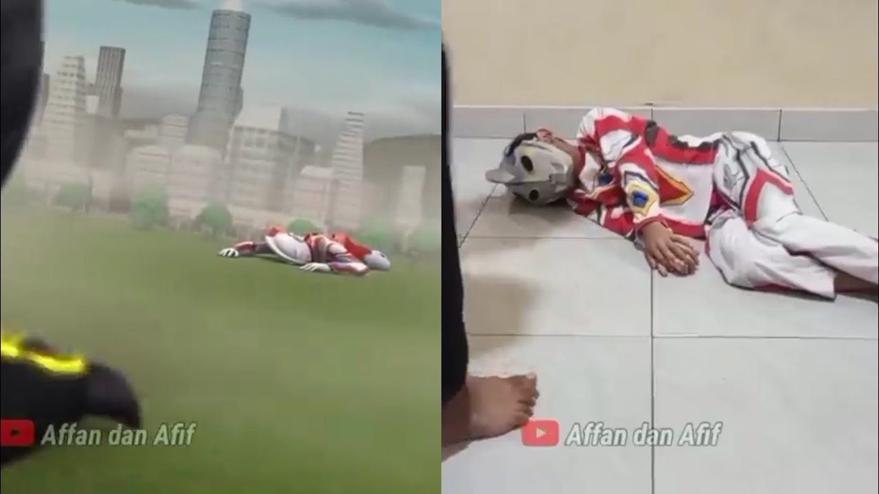 Ultraman Ribut Ayo Bangkit Kalahkan Monster Halilintar