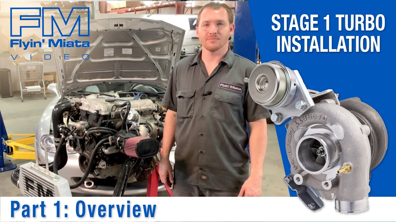 Flyin Miata Nb Stage 1 Turbo Install Part 1 Overview Youtube