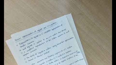 18 Fourier representation of signals and LTI systems