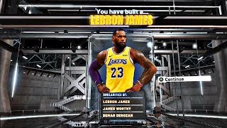 NBA 2K20 BEST LEBRON JAMES PLAYER BUILD - NBA 2K20 PURE POINT FORWARD BUILD RETURNS
